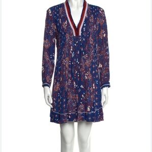 Poupette St Barth Ola dress in blue riviera NWT